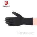 HESPAX 13G Latex Sandy Sandy Anti-Slip Winter Gants Construction